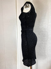 Load image into Gallery viewer, Vintage 1960s Hand Crochetted Raffia Ribbon Wiggle Dress. S