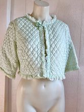 Load image into Gallery viewer, 1960s CHRISTIAN DIOR Quilted Bed Jacket and House Coat SET S/M