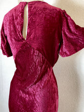 Load image into Gallery viewer, 1930s Silk Velvet Bias Cut Dress. S/M