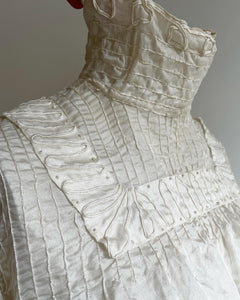 Antique Victorian Silk Blouse. S/M