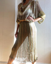 Load image into Gallery viewer, Amazing Vintage 1970&#39;s Albanese Roma Knit Skirt Set. M/L