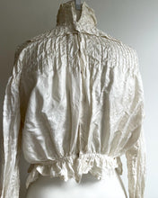 Load image into Gallery viewer, Antique Victorian Silk Blouse. S/M