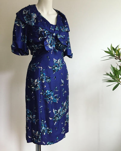 1930s Silk Bias cut Nightgown Slip Dress. S/M – Rudston-Brown Vintage