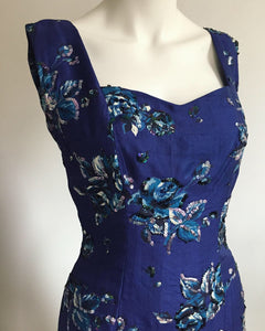 1950's Hardy Amies Silk Wiggle Dress Set