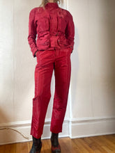 Load image into Gallery viewer, Vintage 1990s Burberry Moto Pant Suit. M