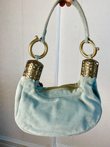 Vintage Y2K Chloe by Phoebe Philo Suede Morgan Small Shoulder Bag