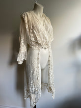 Load image into Gallery viewer, Antique Edwardian Net Lace Jacket Blouse