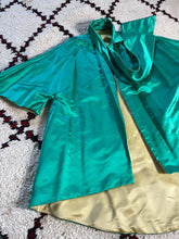 Load image into Gallery viewer, Vintage 1950&#39;s / 1960&#39;s Silk Satin Beaded Dress and Jacket Set. Size 6/8