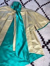 Load image into Gallery viewer, Vintage 1950&#39;s / 1960&#39;s Silk Satin Beaded Dress and Jacket Set. Size 6/8