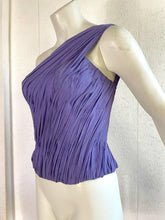 Load image into Gallery viewer, Vintage Silk Chiffon One Shoulder Bustier. XS